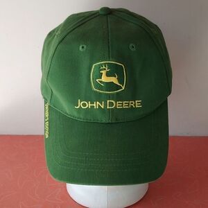 John Deere Owner's Edition Hat Logo Green Yellow Adjustable‎ Cap OS